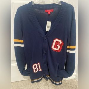 Guess Varsity Logo Cardigan